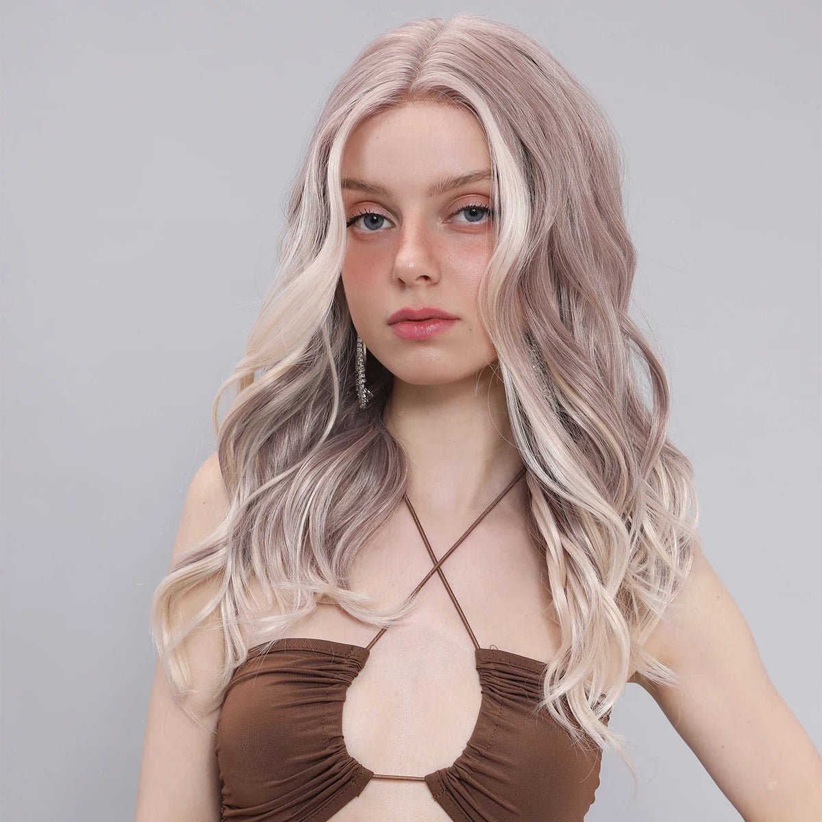 Glamorous Lace Front Wavy Wigs - HairNjoy