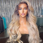 Glueless Highlight Ash Blonde Wigs - HairNjoy