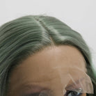 Gold Gradient Green Synthetic Wig - HairNjoy