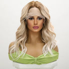 Gold & White Gradient Lace Wig - HairNjoy