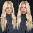 Golden Blonde Human Hair Lace Front Wig - HairNjoy