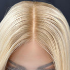 Golden Blonde Human Hair Lace Front Wig - HairNjoy