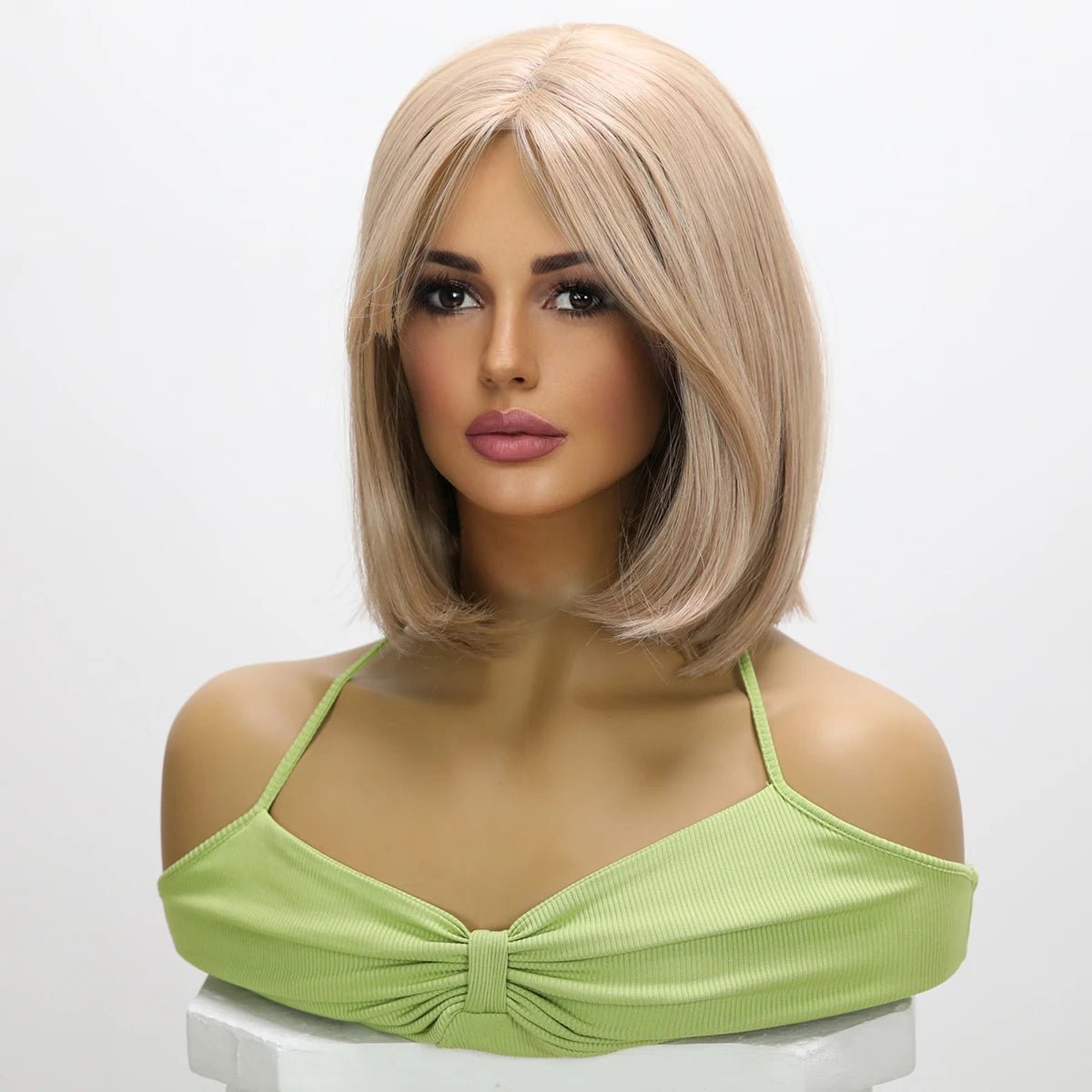 Golden Brown Synthetic Role Play Wig - HairNjoy