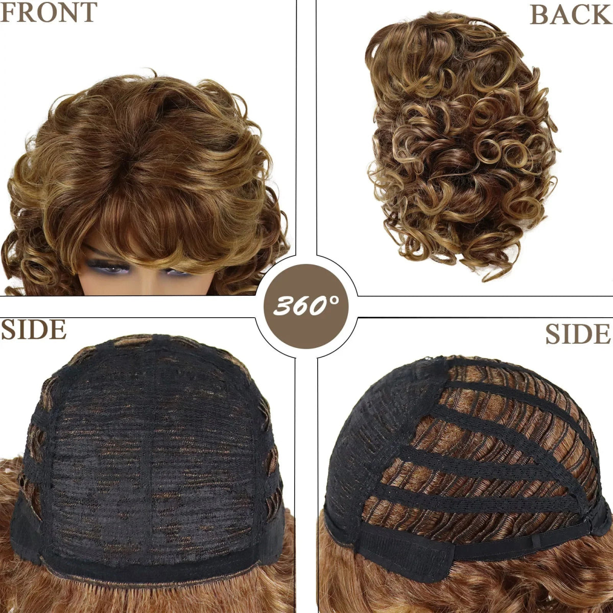 Graceful Glamour: Couture Auburn Wig - HairNjoy