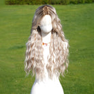 Gradient Platinum Highlight Wavy Wig - HairNjoy