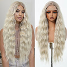 Gray White Highlight Lace Wig - HairNjoy