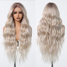 Gray White Highlight Lace Wig - HairNjoy