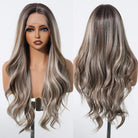 Gray White Highlight Lace Wig - HairNjoy