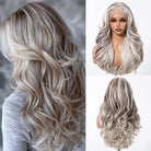 Gray White Highlight Lace Wig - HairNjoy