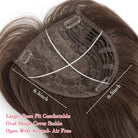 Hair Topper with Middle Part Bangs Clip - In Extension - HairNjoy