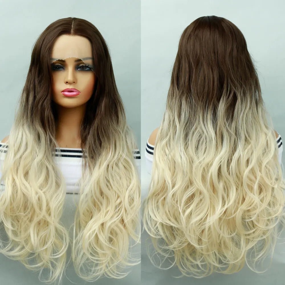 Head-Turning Ombre Blonde SSynthetic Hair Wig - HairNjoy