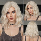 High - Density Long Wavy Wigs With Bangs - HairNjoy