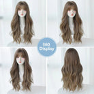 High - Density Synthetic Wig with Bangs - HairNjoy