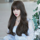 High - Density Synthetic Wig with Bangs - HairNjoy