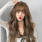 High - Density Synthetic Wig with Bangs - HairNjoy