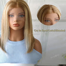 Highlight Ash Blonde Remy Hair Wigs - HairNjoy