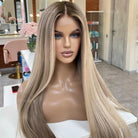 Highlight Ash Blonde Wig - HairNjoy