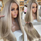 Highlight Ash Blonde Wig - HairNjoy