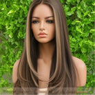 Highlight Blonde Brown HD Wig - HairNjoy