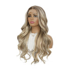 Highlight Blonde Glueless Long Wavy Wig - HairNjoy