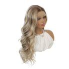 Highlight Blonde Glueless Long Wavy Wig - HairNjoy