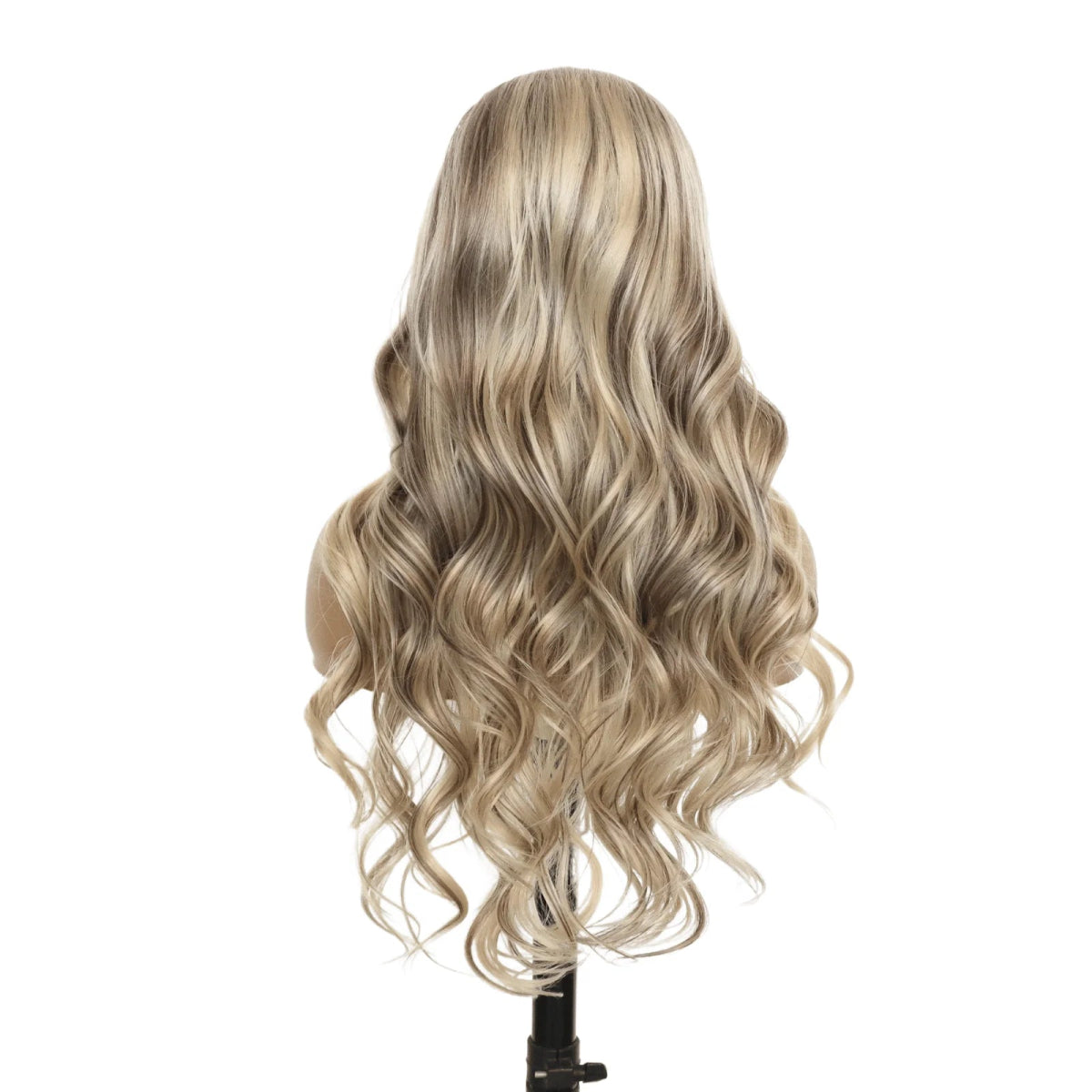 Highlight Blonde Glueless Long Wavy Wig - HairNjoy