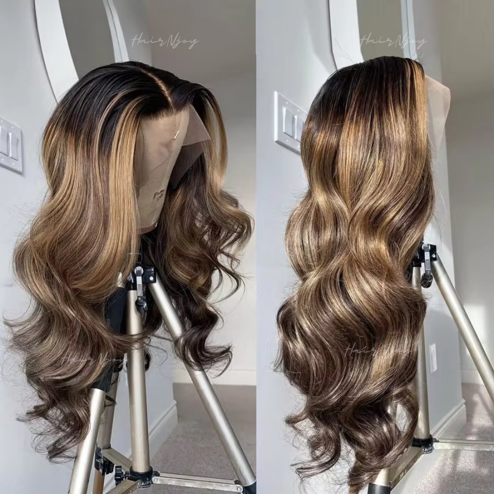 Highlight Brown Body Wave Wig - HairNjoy