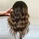 Highlight Brown Silk Lace Wig - HairNjoy