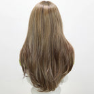 Highlight Dyed Brown Lace Front Wig - HairNjoy