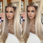 Highlighted Long Straight Wigs - HairNjoy