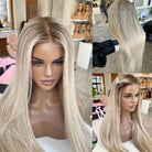 Highlighted Long Straight Wigs - HairNjoy