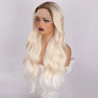 Invisible Silver Curly Lace Front Wig - HairNjoy