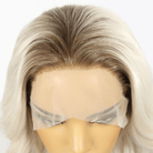 Invisible Silver Curly Lace Front Wig - HairNjoy