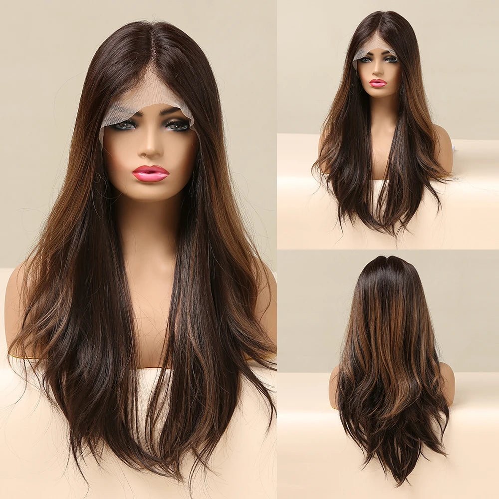 Lace Front Enchantment: Synthetic Wig - HairNjoy