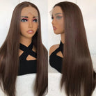 Lace Front Long Straight Synthetic Wigs - HairNjoy