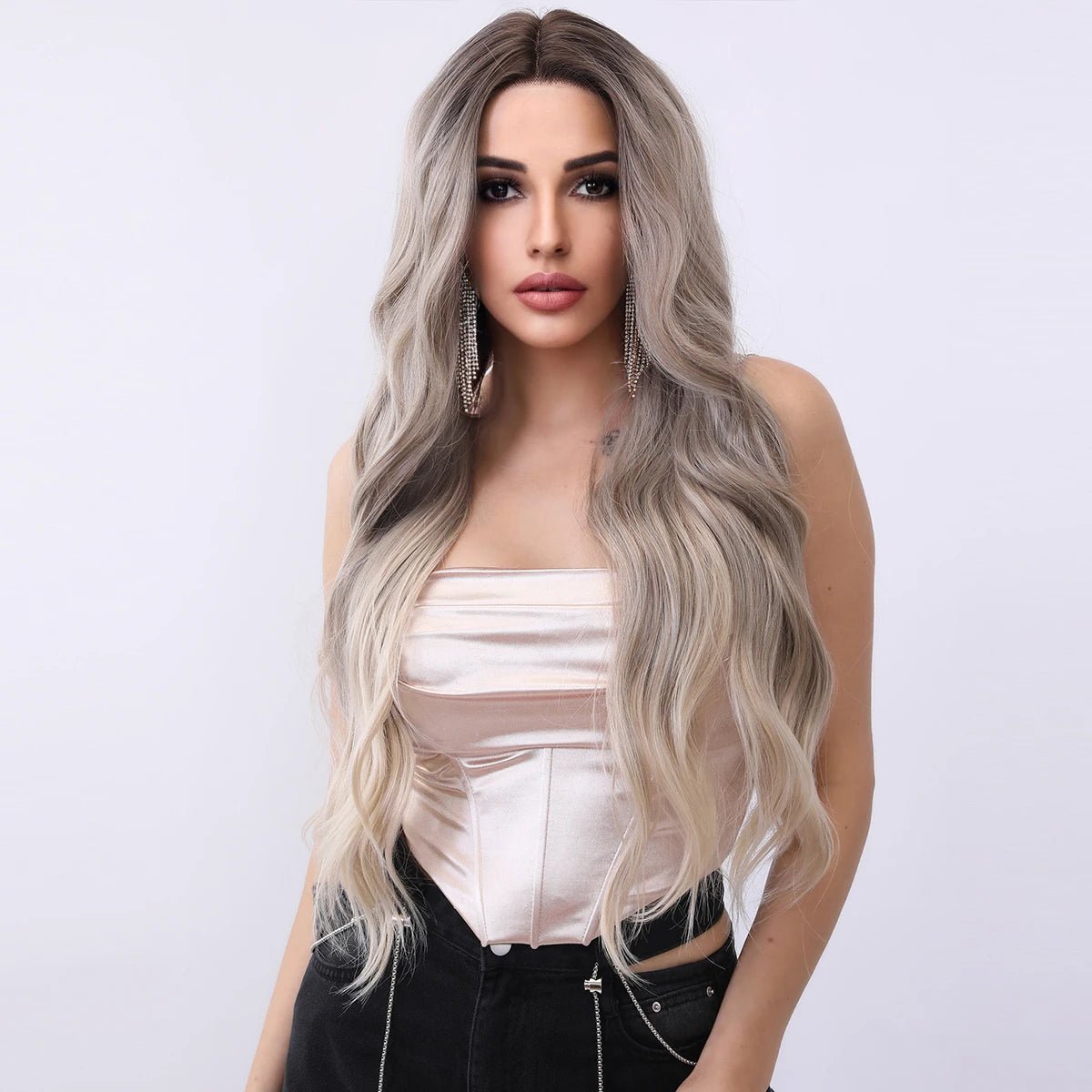 Lace Front Wavy Wig - HairNjoy