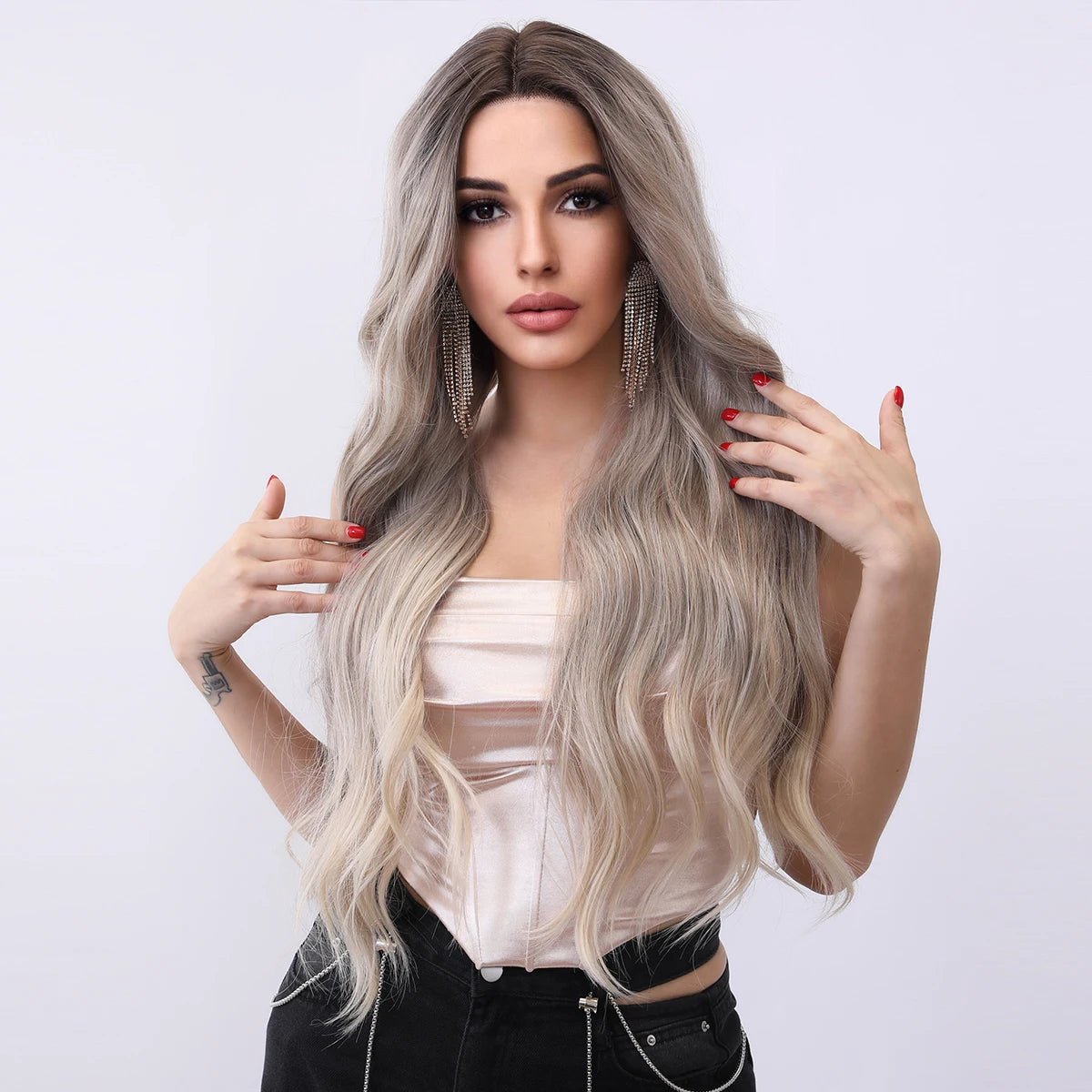 Lace Front Wavy Wig - HairNjoy