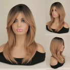 Lavish Locks: Brown Blonde Bespoke Wig - HairNjoy