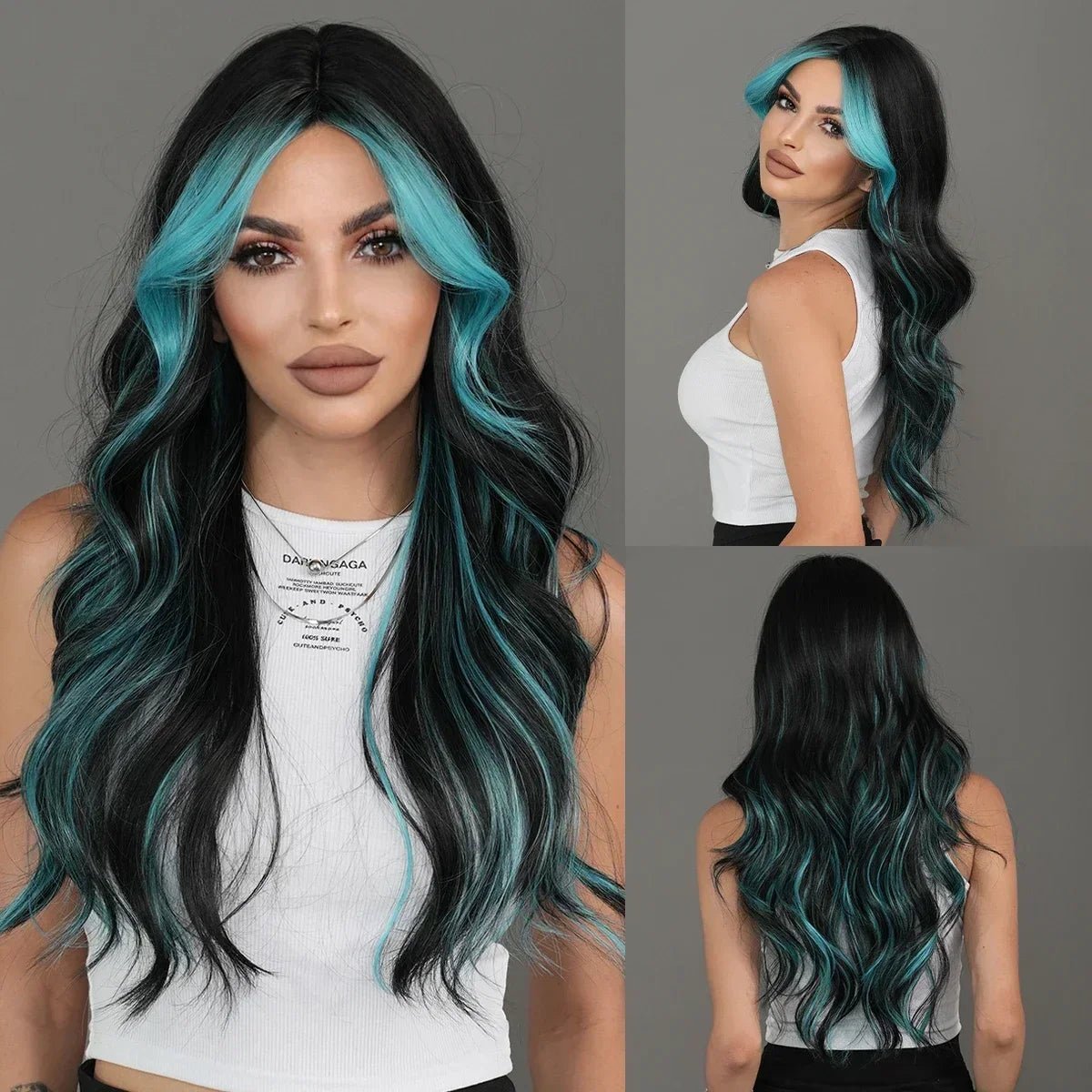 Layered Light Green Synthetic Wig - HairNjoy