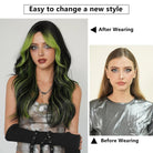 Layered Light Green Synthetic Wig - HairNjoy