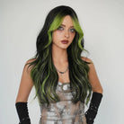 Layered Light Green Synthetic Wig - HairNjoy