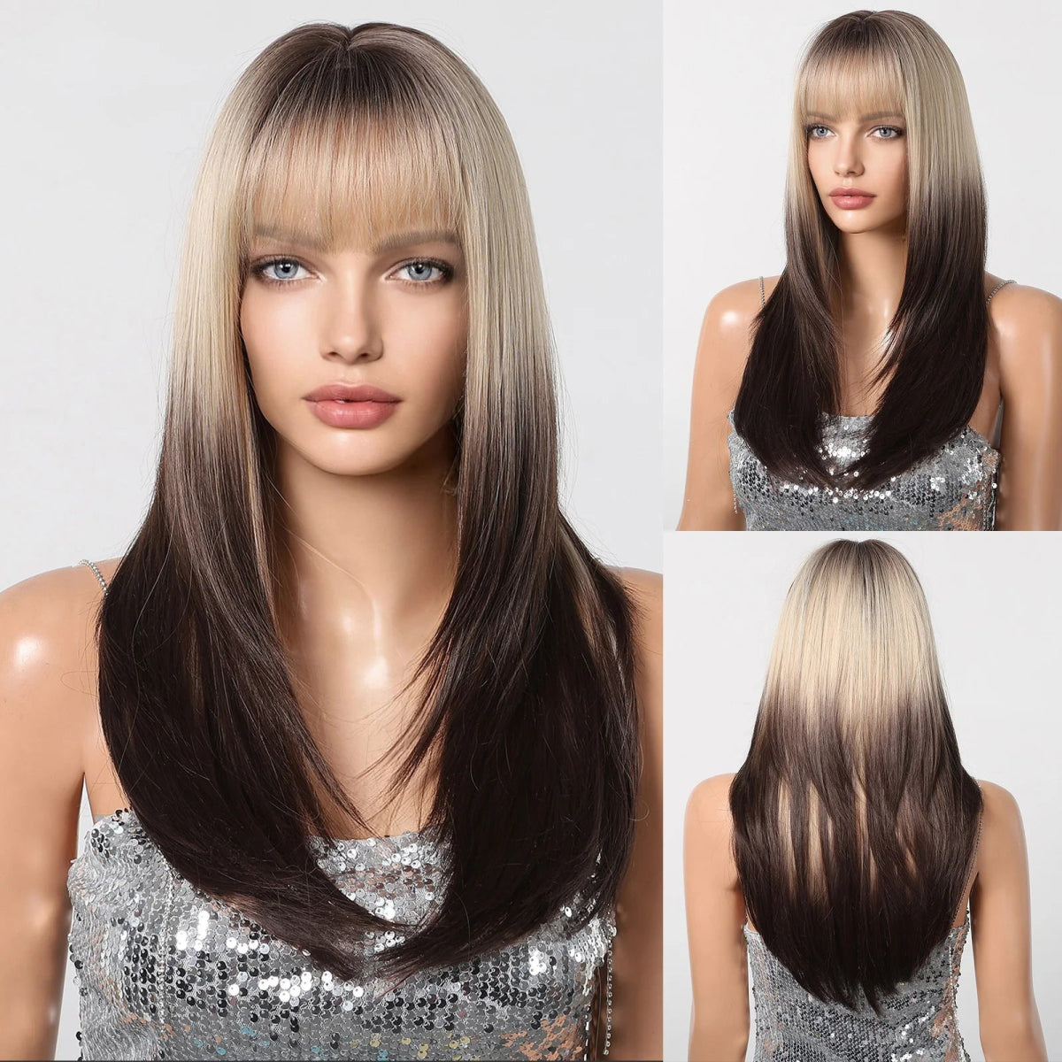 Layered Straight Synthetic Wig - HairNjoy