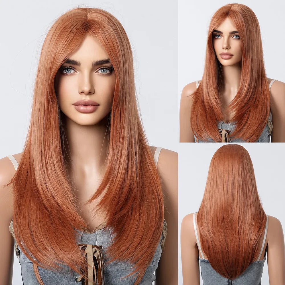 Layered Straight Synthetic Wig - HairNjoy