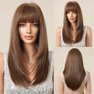 Layered Straight Synthetic Wig - HairNjoy