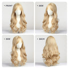 Light Ash Blonde Soft Loose Wave Wig - HairNjoy