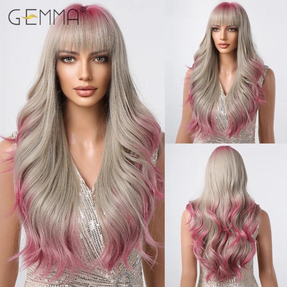 Light Ash Blonde Soft Loose Wave Wig - HairNjoy