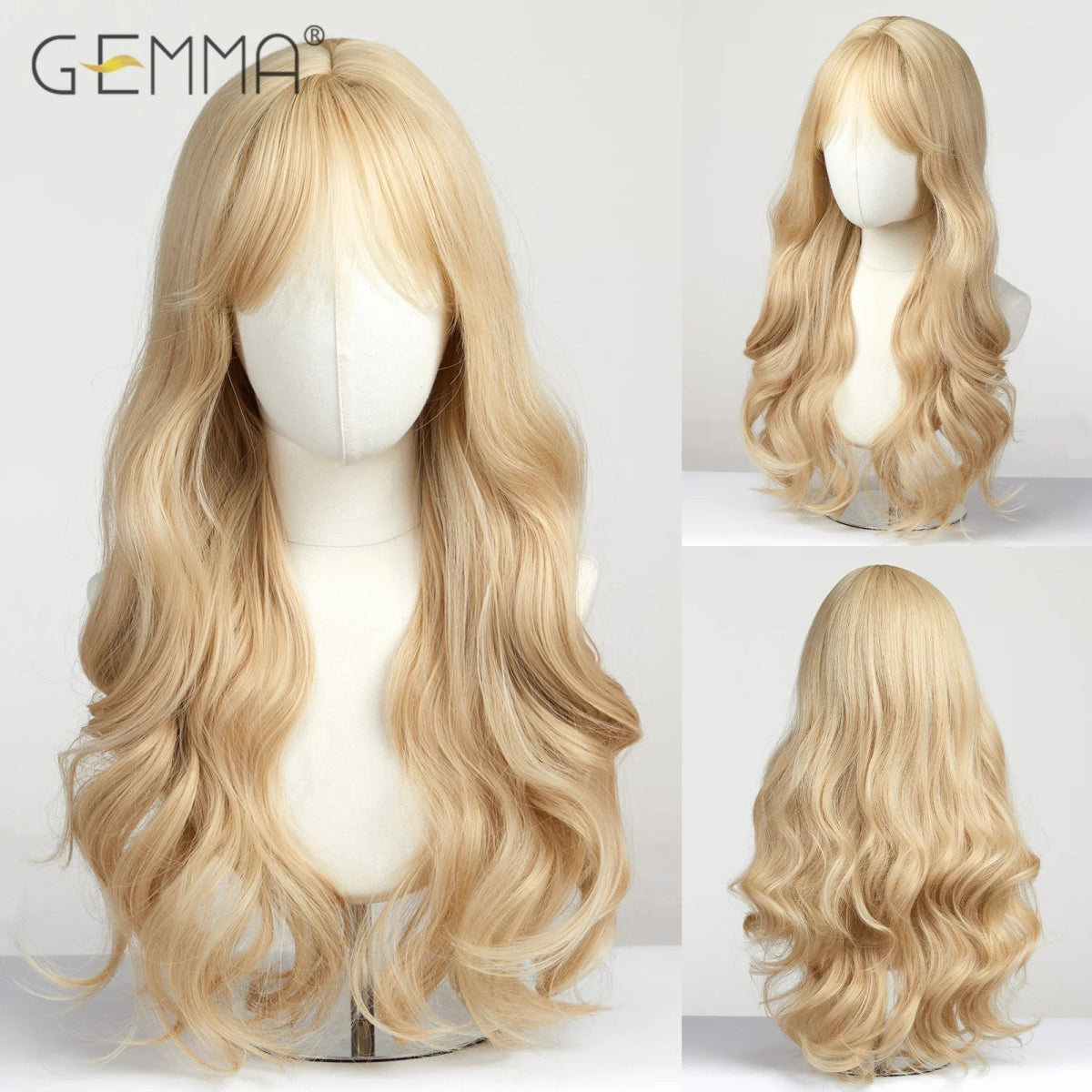 Light Ash Blonde Soft Loose Wave Wig - HairNjoy