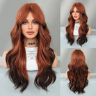 Light Blue Layered Wavy Wig - HairNjoy