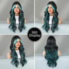 Light Blue Layered Wavy Wig - HairNjoy