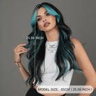 Light Blue Layered Wavy Wig - HairNjoy